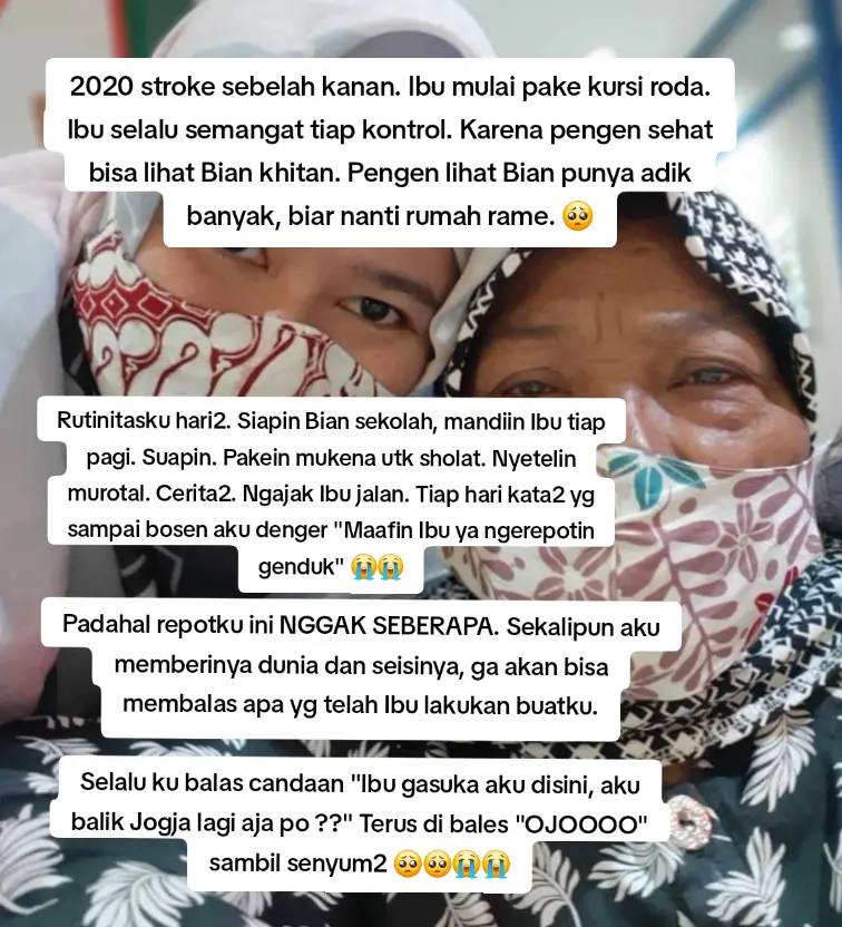 Dibesarkan dengan cinta meski tak sedarah, wanita ini bagikan cerita sedih kehilangan ibu angkatnya