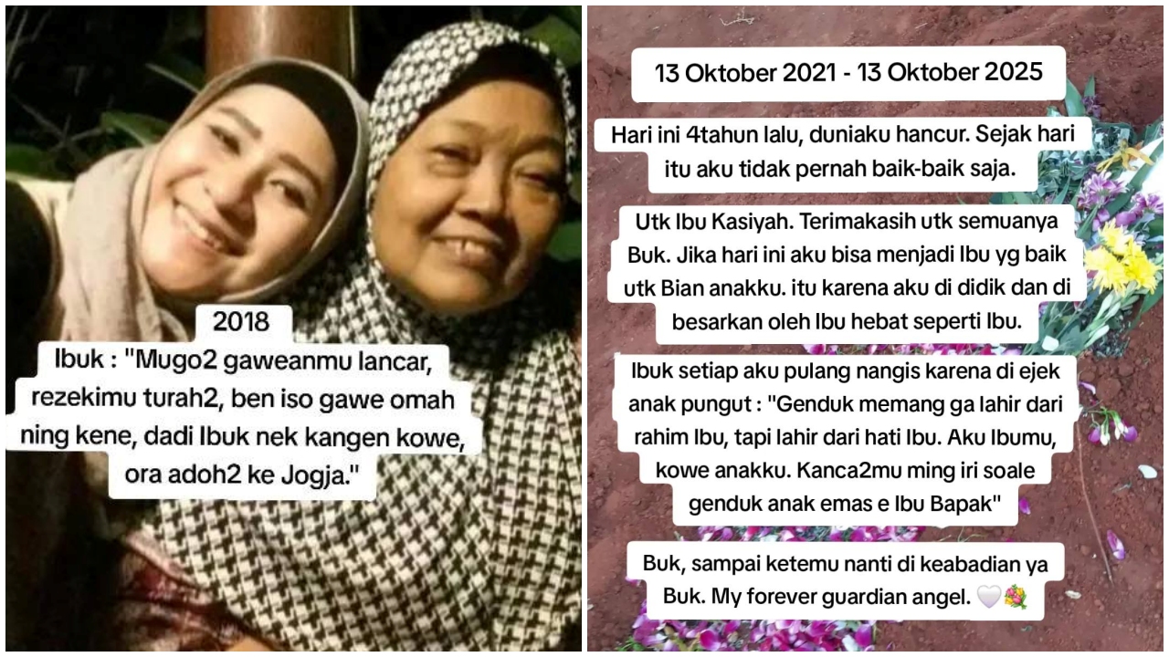 Dibesarkan dengan cinta meski tak sedarah, wanita ini bagikan cerita sedih kehilangan ibu angkatnya