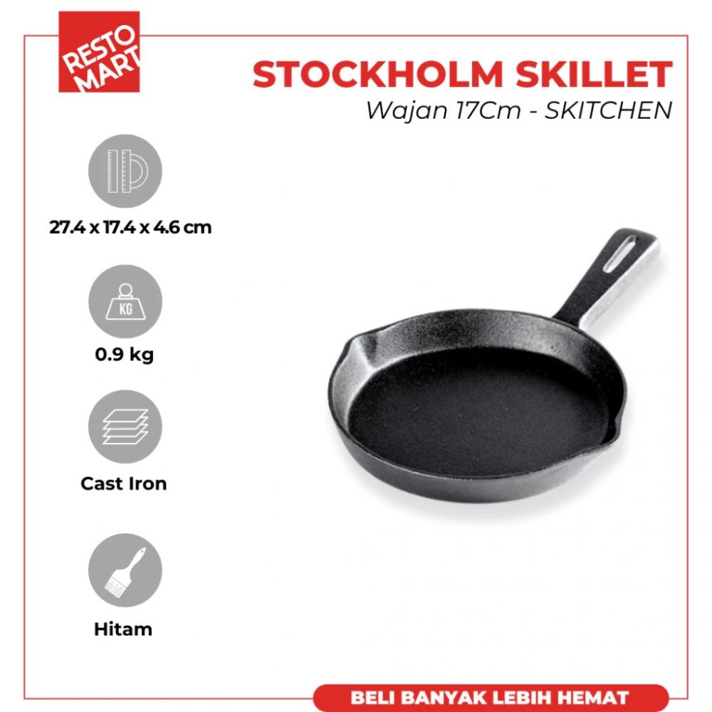 5 Wajan cast iron berkualitas, anti lengket alami dan tahan panas tinggi harga di bawah Rp400.000