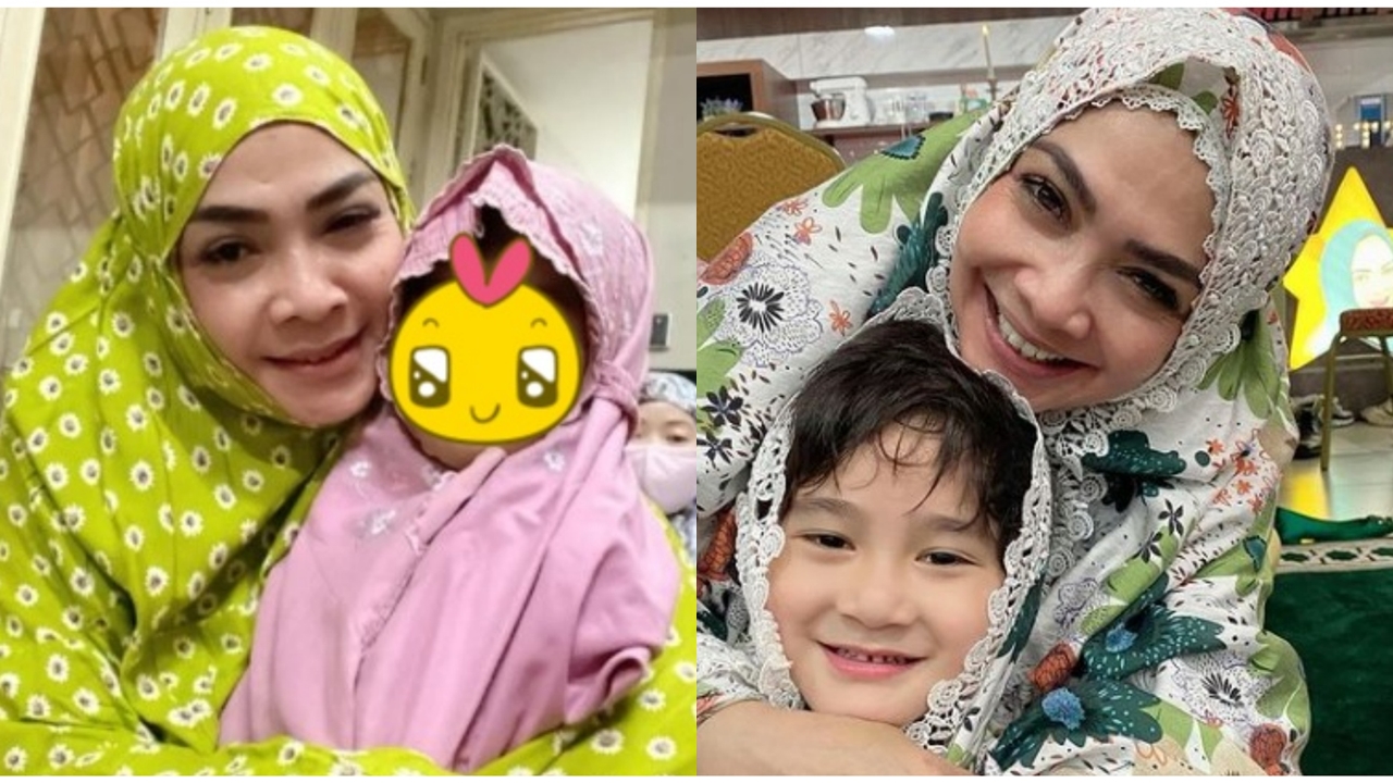 Seru dan hangat, begini 10 momen kebersamaan Rieta Amilia dan cucu-cucu