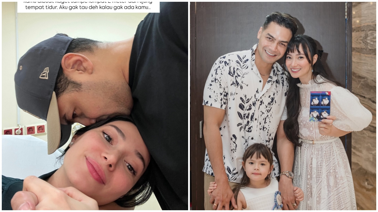 5 Kronologi Asmirandah jatuh di kamar mandi hingga operasi karena kaki robek, Jonas Rivanno panik