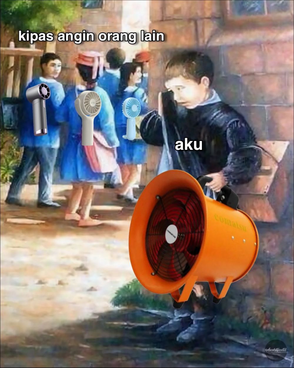 7 Meme lucu aku versus orang lain ini cuma bisa dirasain kaum dompet tipis, relate dan bikin nyesek
