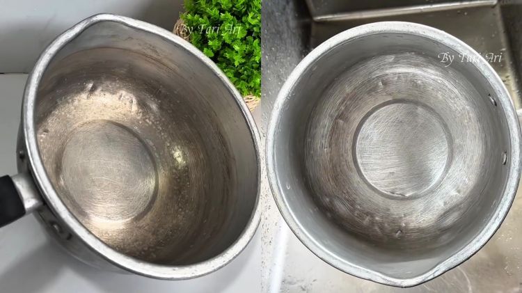 Tak biasa! Wanita ini pakai bawang putih untuk bersihkan kerak air di panci, begini cara pakainya