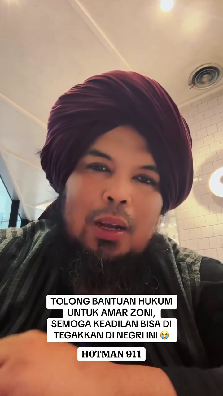 Ammar Zoni kirim surat tulisan tangan ke ustaz Derry Sulaiman, emoh disebut pengedar narkoba