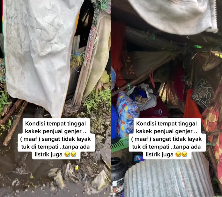 Kisah pilu bapak penjual genjer hidup di tengah rawa dalam gubuk sederhana, penuh perjuangan