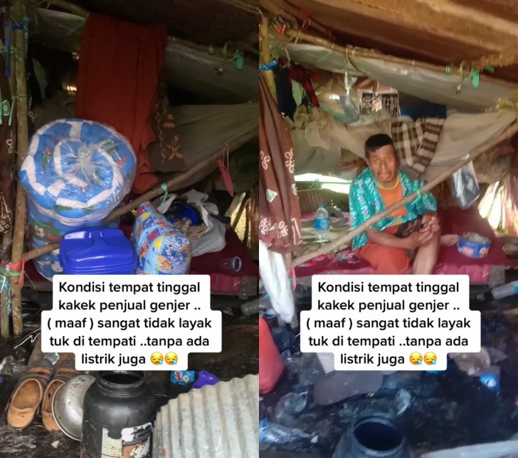 Kisah pilu bapak penjual genjer hidup di tengah rawa dalam gubuk sederhana, penuh perjuangan