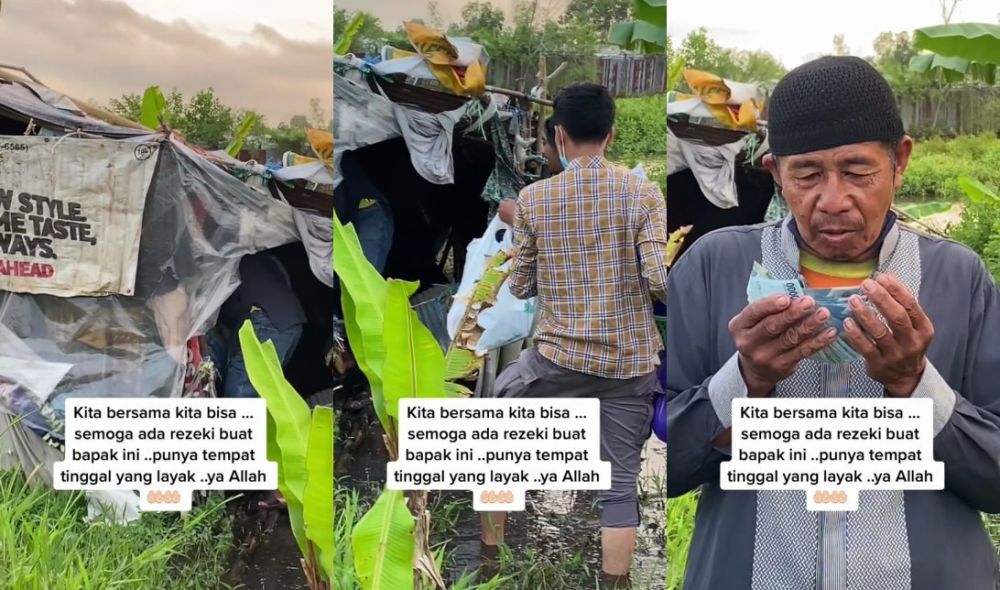 Kisah pilu bapak penjual genjer hidup di tengah rawa dalam gubuk sederhana, penuh perjuangan