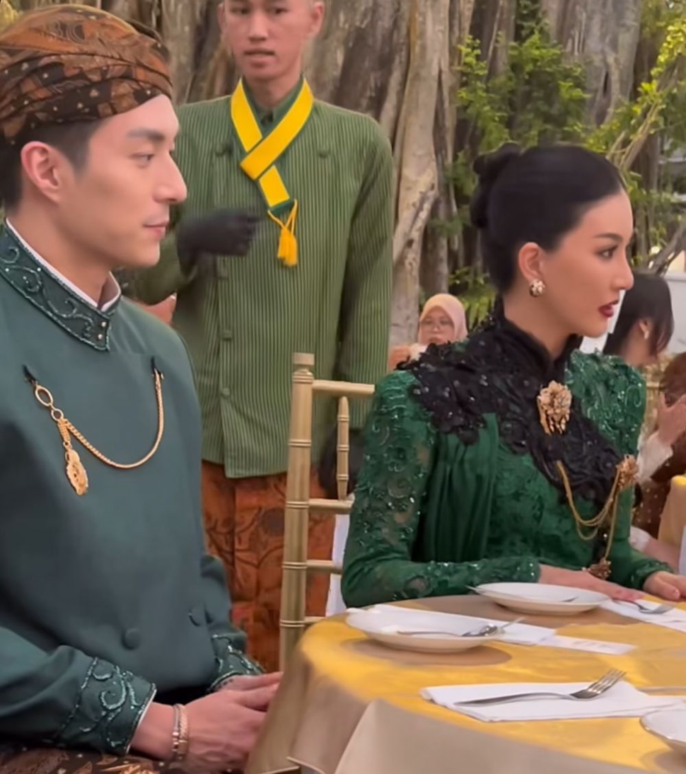 Sarwendah & Giorgio Antonio hadiri royal dinner di Solo berbusana adat, 9 potretnya bak bangsawan Jawa