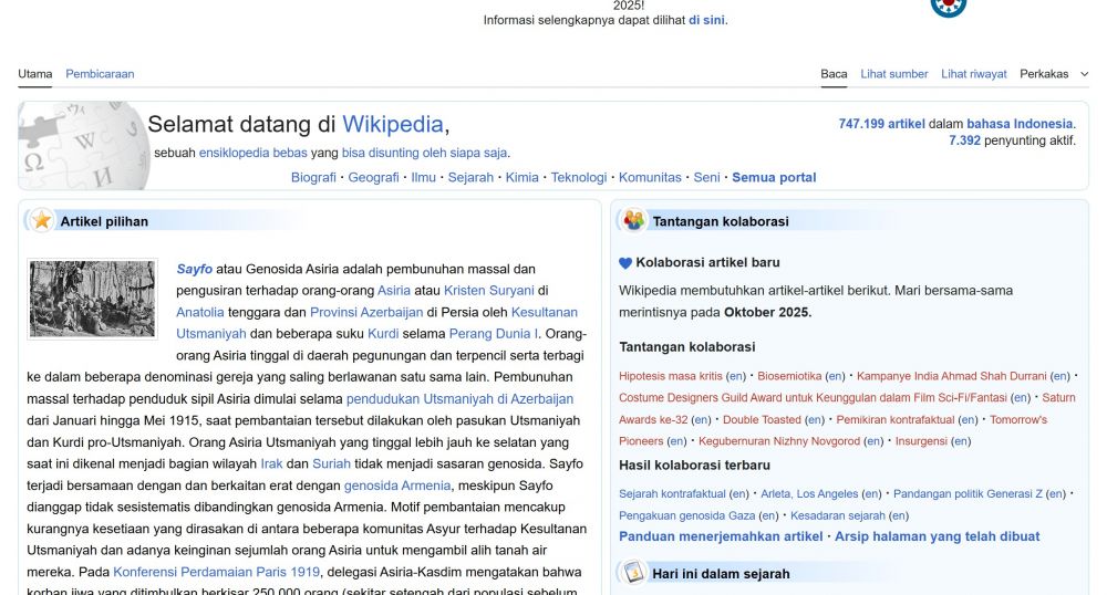 Wikipedia ungkap kehilangan 8 juta pengunjung gegara AI, ini kisah di baliknya