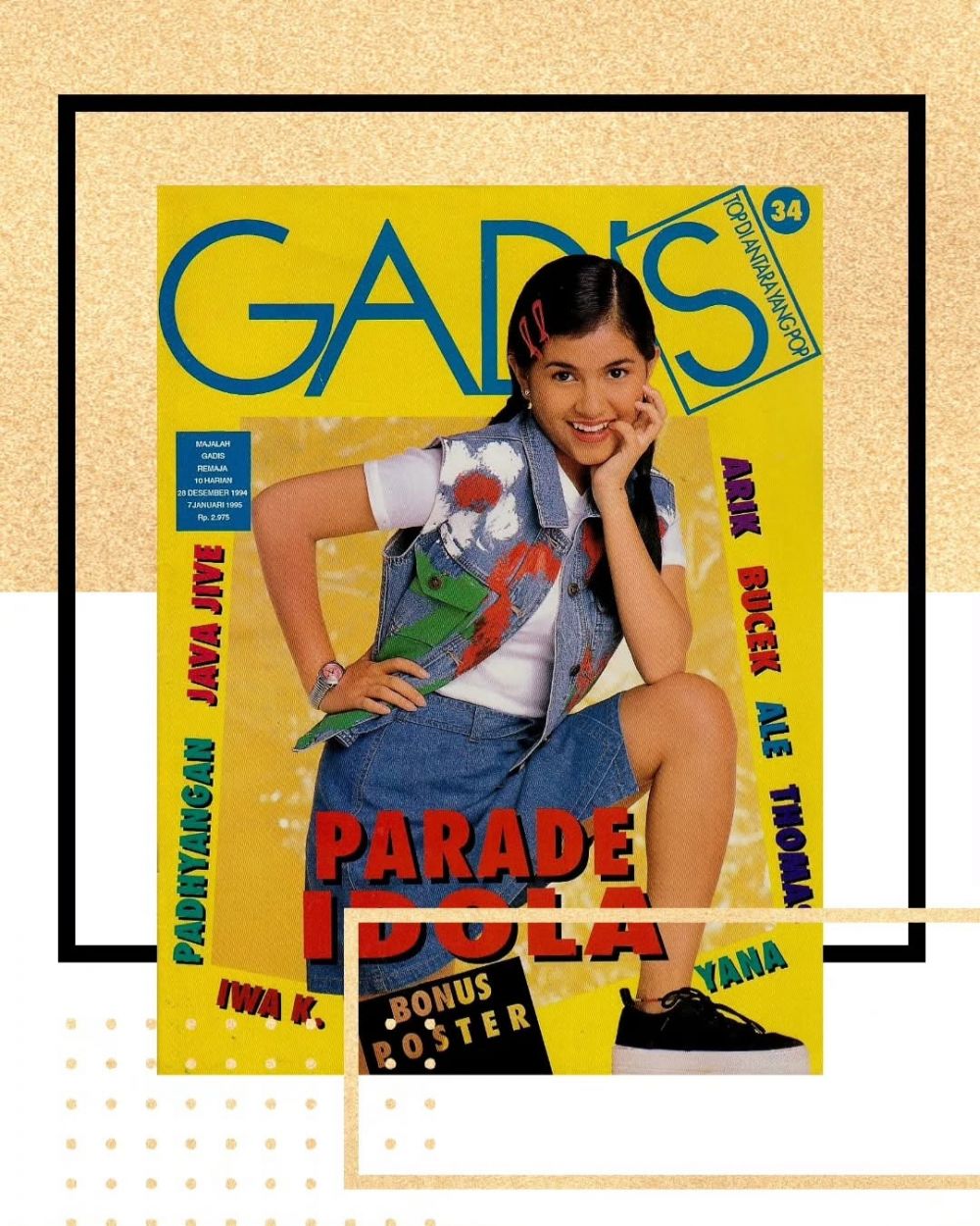 Juara ketiga ajang Gadis Sampul ini kini dipersunting musisi top Tanah Air, intip 9 potret lawasnya