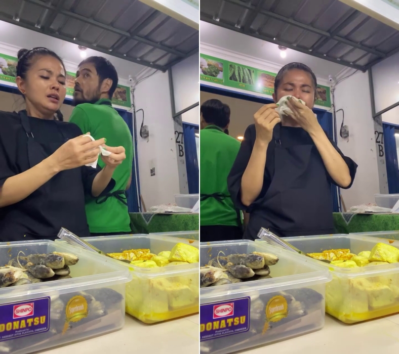 Kronologi warung makan Epy Kusnandar diduga dipalak preman, Karina Ranau sampai menangis