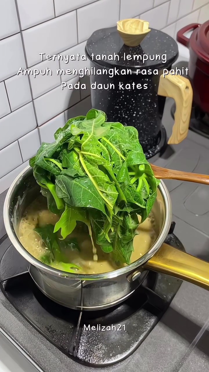 Lebih ampuh dari asam jawa, cukup pakai 1 bahan dapur ini untuk rebus daun pepaya biar tak pahit