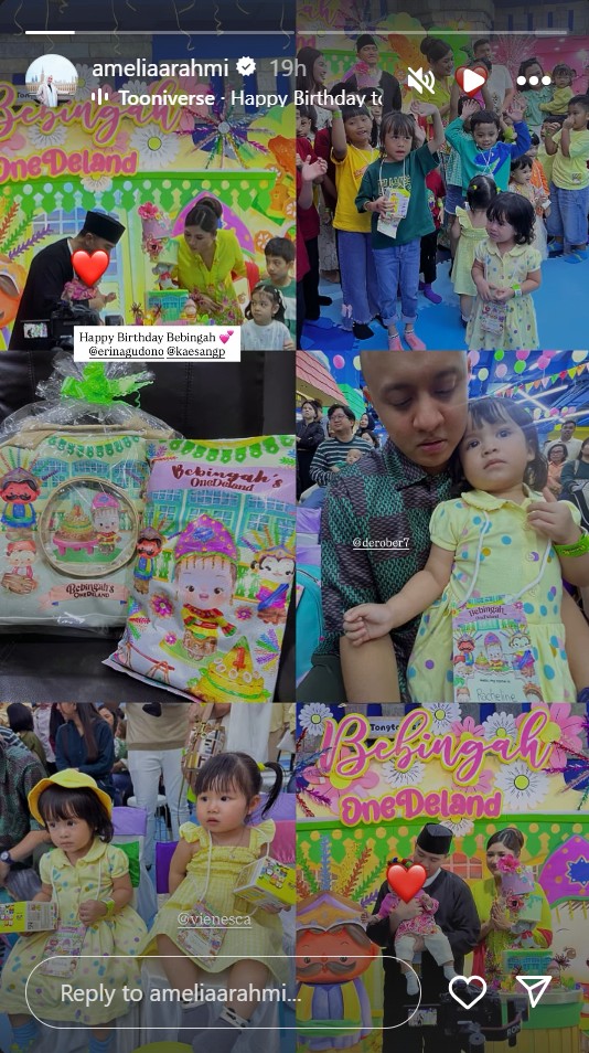 8 Potret pesta ulang tahun ke-1 Bebingah anak Kaesang dan Erina, digelar bertema Betawi