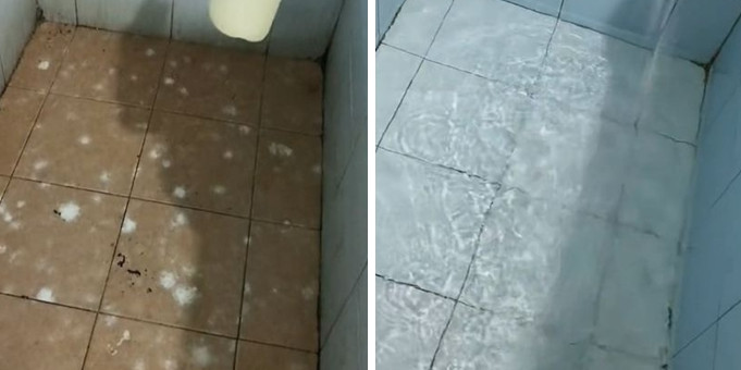 Tanpa repot disikat, bak mandi berkerak bisa bersih lagi pakai sabun cuci piring, begini cara pakainya