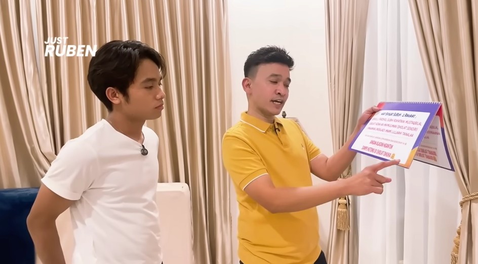 Totalitasnya Ruben usai jadi mualaf, punya cara unik untuk belajar hafalan doa sehari-hari