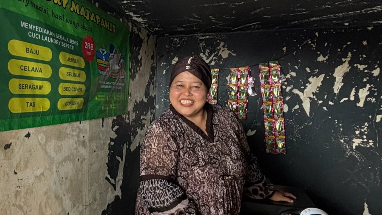 Bayar Cuma Rp2000 aja, konsep laundry Majapahit ini bikin warganet FOMO pengin cobain