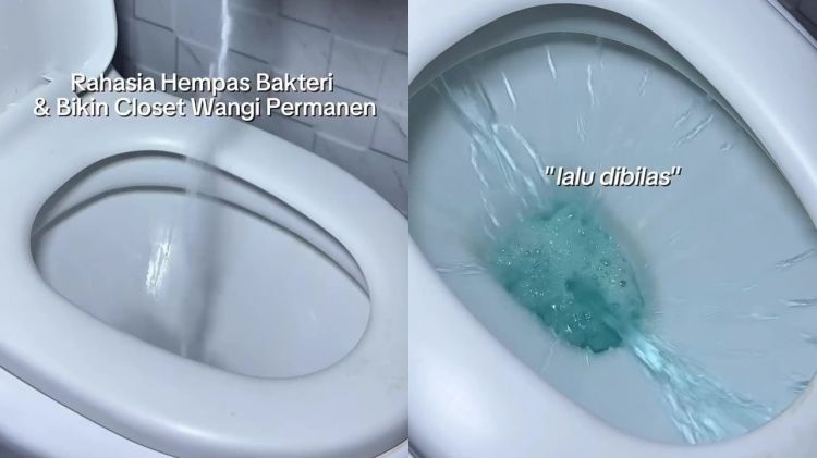 Wajib coba! Racikan 2 bahan dapur ini bisa bikin kloset yang bau got langsung wangi permanen