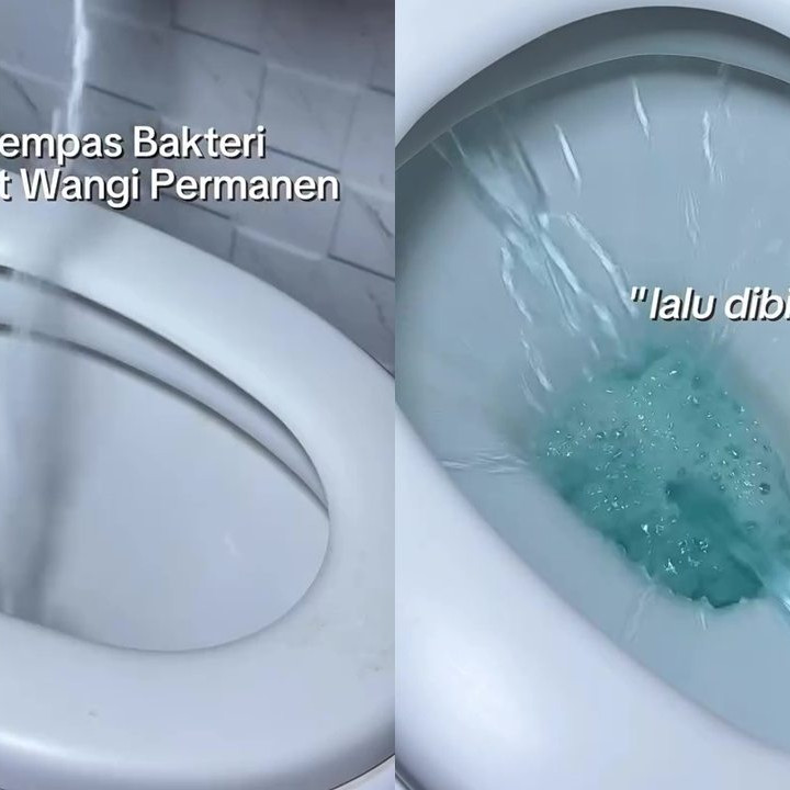 Wajib coba! Racikan 2 bahan dapur ini bisa bikin kloset yang bau got langsung wangi permanen