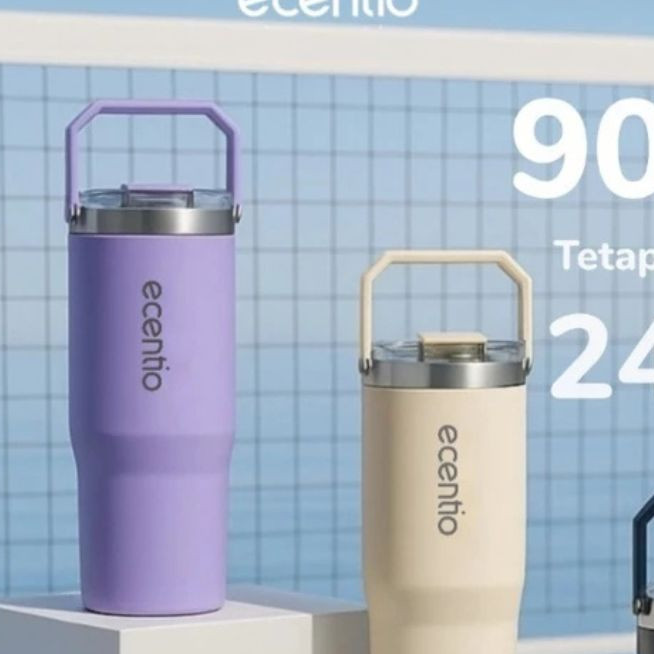 5 Rekomendasi Ecentio tumbler stylish dan awet di bawah Rp200 ribu, cocok untuk aktivitas sehari-hari