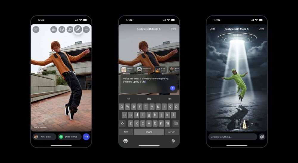 Kamu sekarang bisa edit Instagram Story pakai AI langsung di aplikasinya, ini caranya yang gampang