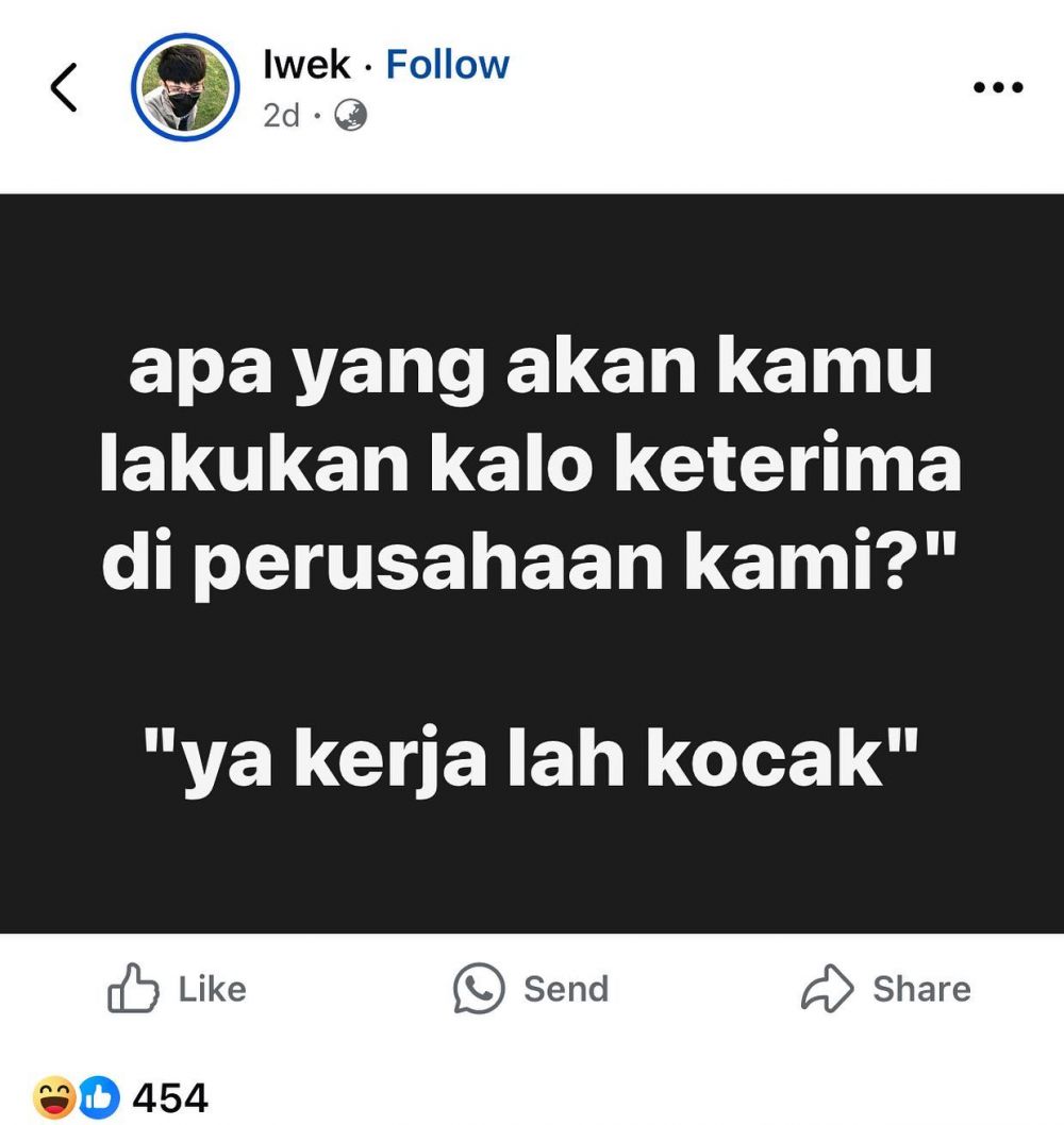 12 Jokes lucu bapak-bapak kalau sudah update status di Facebook ini susah buat nggak ketawa