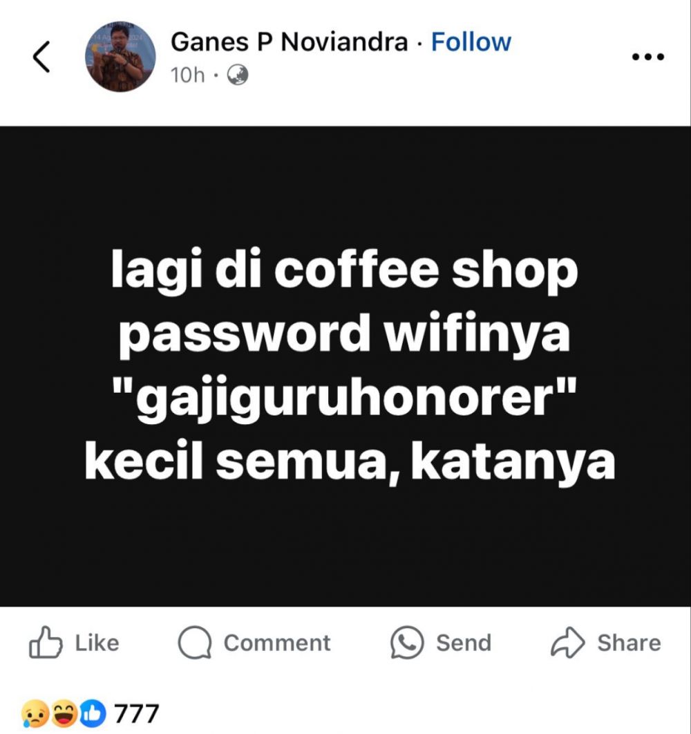 12 Jokes lucu bapak-bapak kalau sudah update status di Facebook ini susah buat nggak ketawa