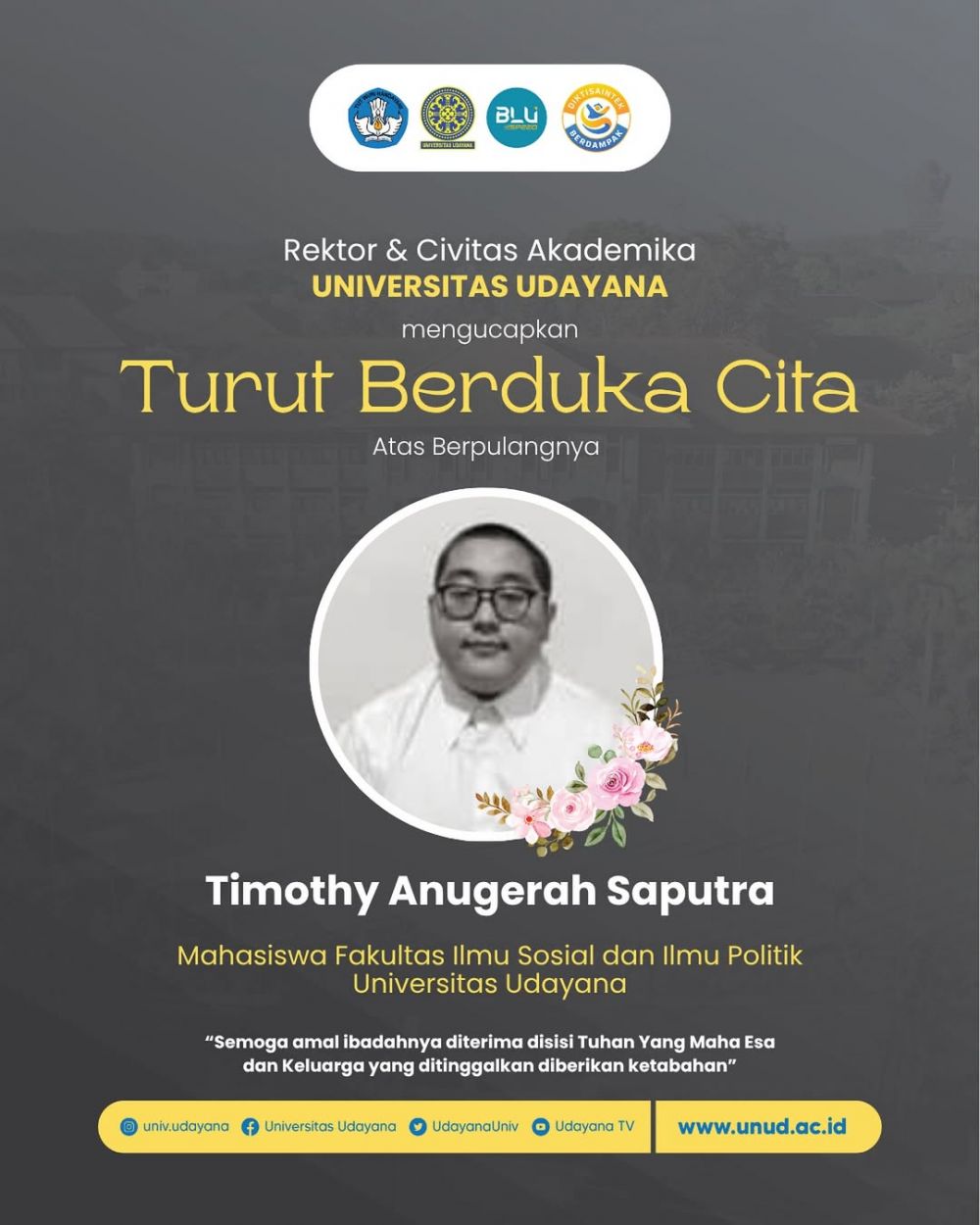 5 Pernyataan ibunda Timothy Anugerah terkait kematian putranya, angkat pembully sebagai anaknya