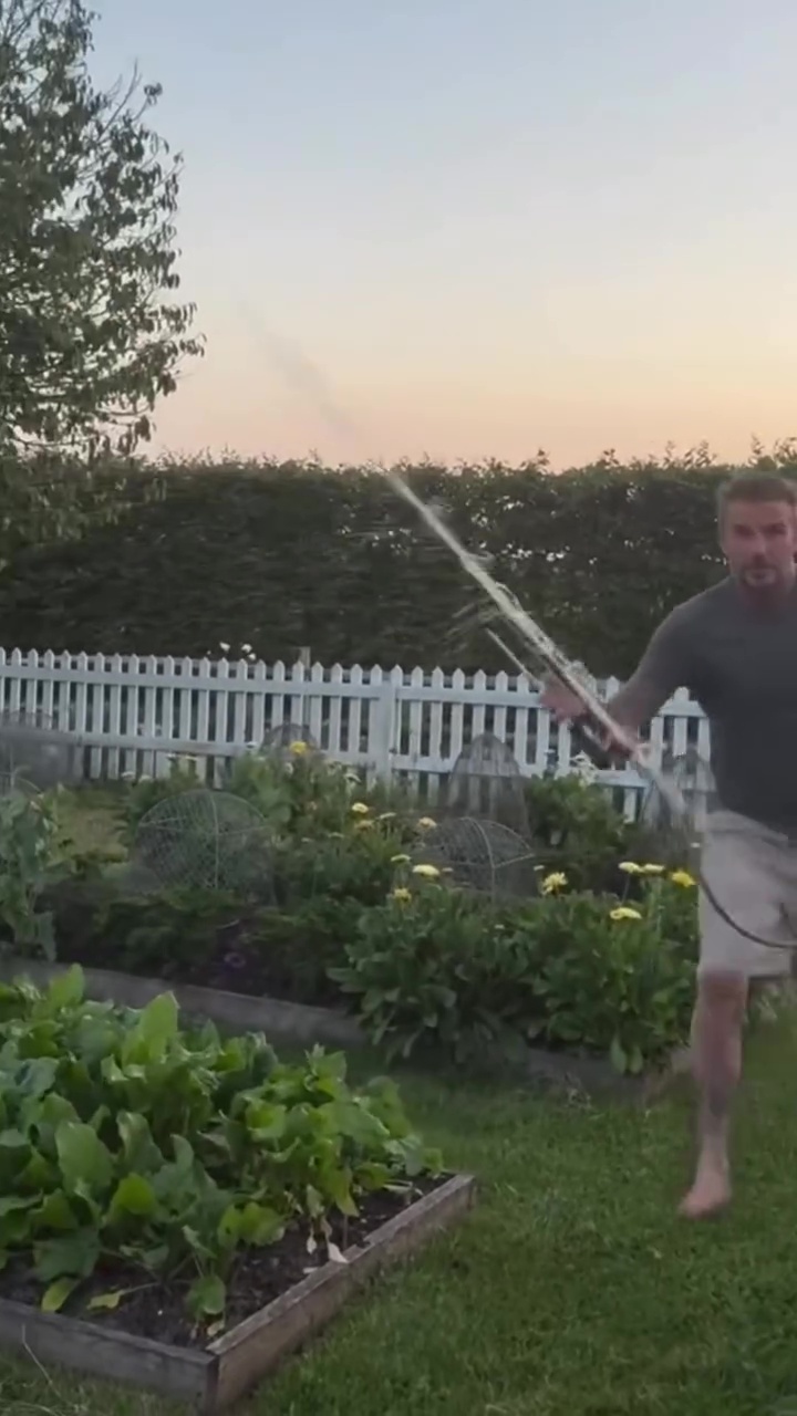 9 Potret David Beckham pamer panen bawang merah, telaten banget jadi petani di lahan sendiri