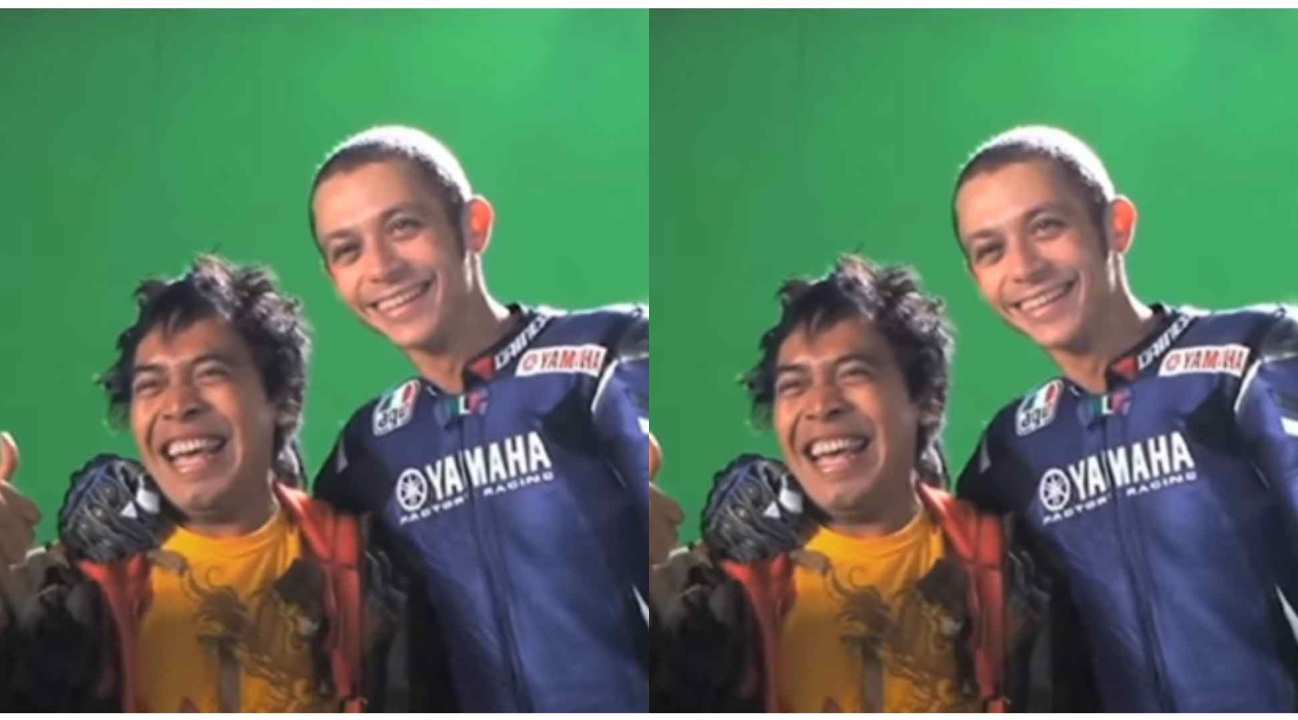 Kompak abis, begini 7 potret manis Komeng bersama Valentino Rossi