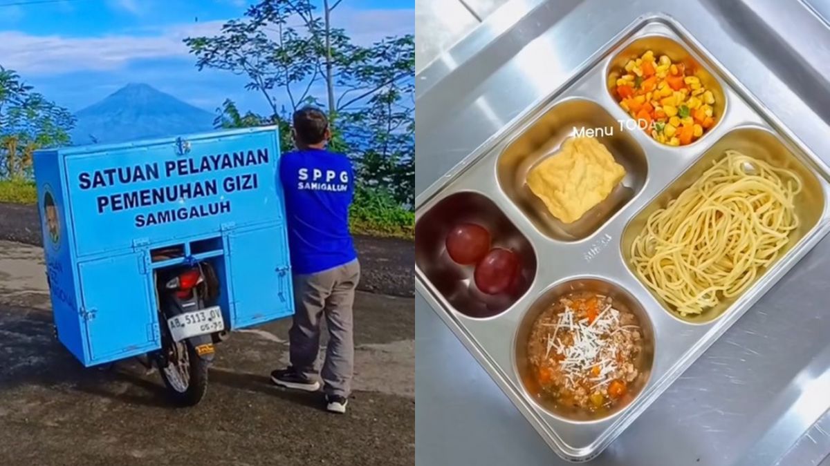 Perjuangan sopir SPPG di Kulon Progo ini bikin haru, lewati jalan terjal dengan motor demi antar MBG