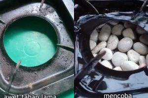Ingin punya tatakan kompor awet bertahun-tahun? Rutin rendam dalam cairan ini biar selalu bersih