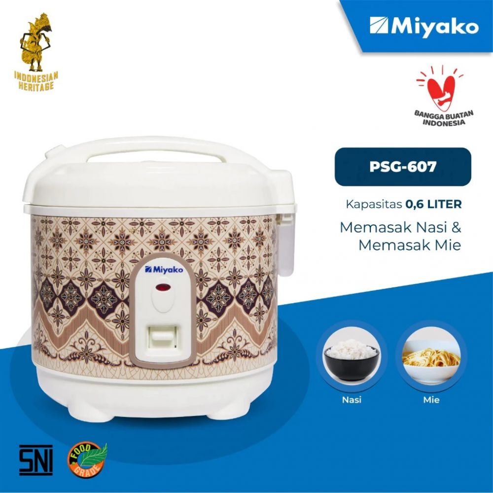 5 Magic com Miyako di bawah Rp300 ribu, awet, praktis, dan bikin masak nasi makin cepat tanpa repot