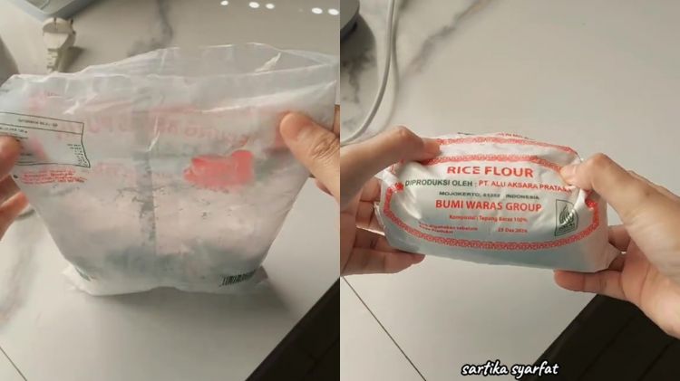 Tak perlu karet dan penjepit, ini trik mudah menutup plastik kemasan tepung cuma dalam 30 detik