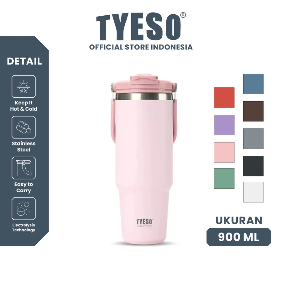 9 Rekomendasi tumbler Tyeso di bawah Rp300 ribu, desain stylish dan bikin minuman tetap segar seharian