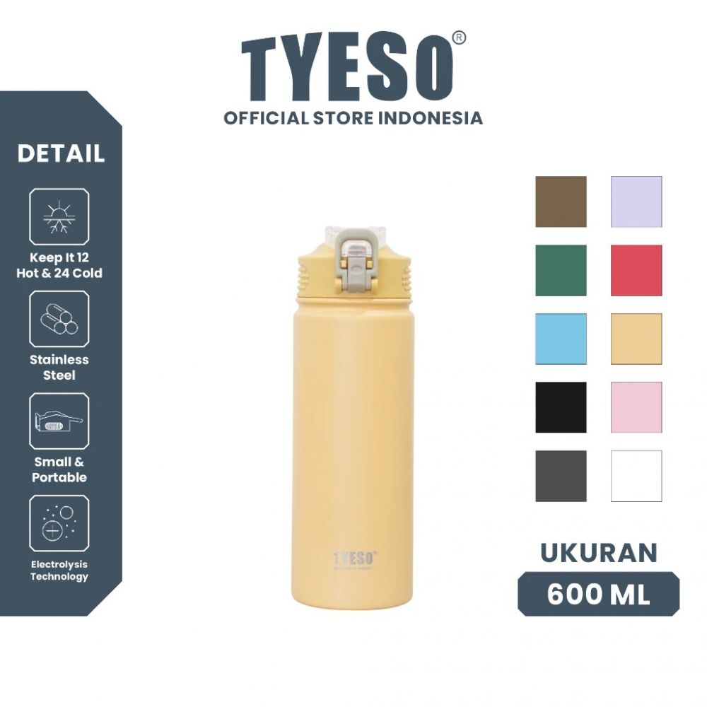 9 Rekomendasi tumbler Tyeso di bawah Rp300 ribu, desain stylish dan bikin minuman tetap segar seharian