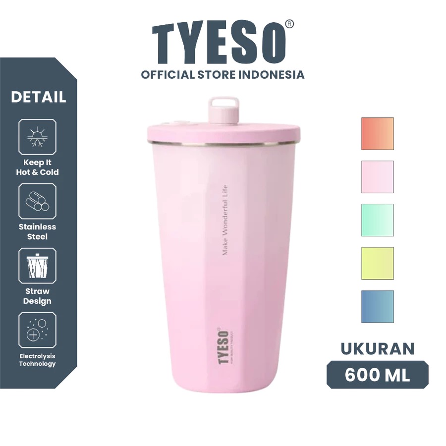 9 Rekomendasi tumbler Tyeso di bawah Rp300 ribu, desain stylish dan bikin minuman tetap segar seharian