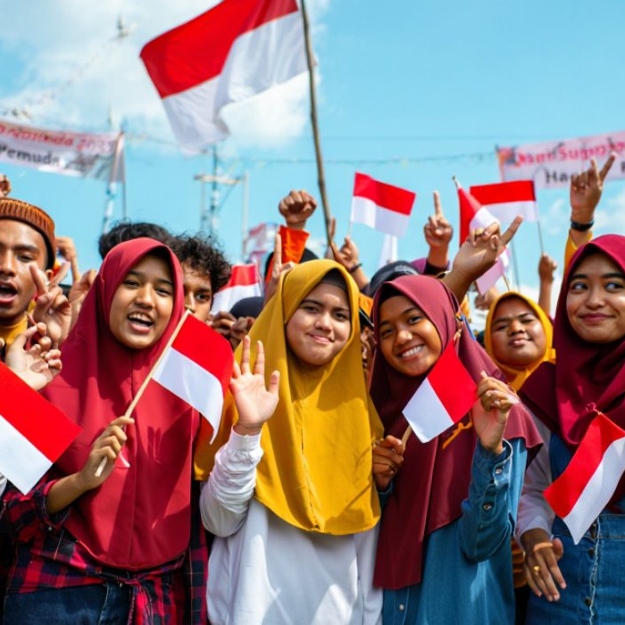 100 Ucapan Hari Sumpah Pemuda ke-97 2025, semangat pemuda pemudi bergerak, Indonesia bersatu