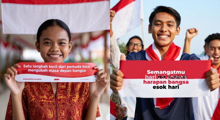 100 Kata-kata inspiratif untuk twibbon Hari Sumpah Pemuda 2025, siap unggah ke media sosial kamu