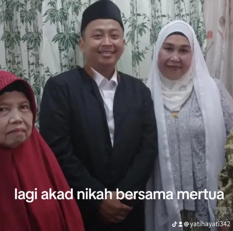 Kenal dari sosmed, pria ini nikahi emak-emak janda 9 anak, beda usia 29 tahun, ini 9 potret mesranya