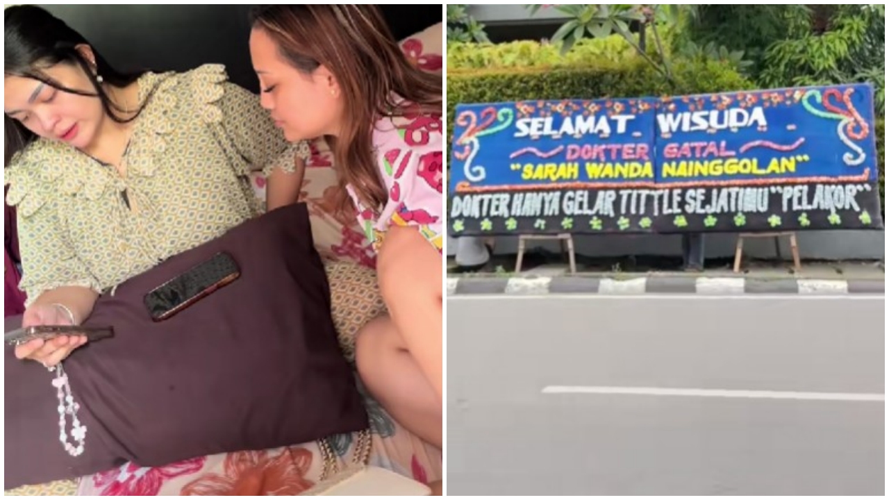 Viral istri sah di Medan kirim karangan bunga ke pelakor saat wisuda dokter, begini kisah di baliknya