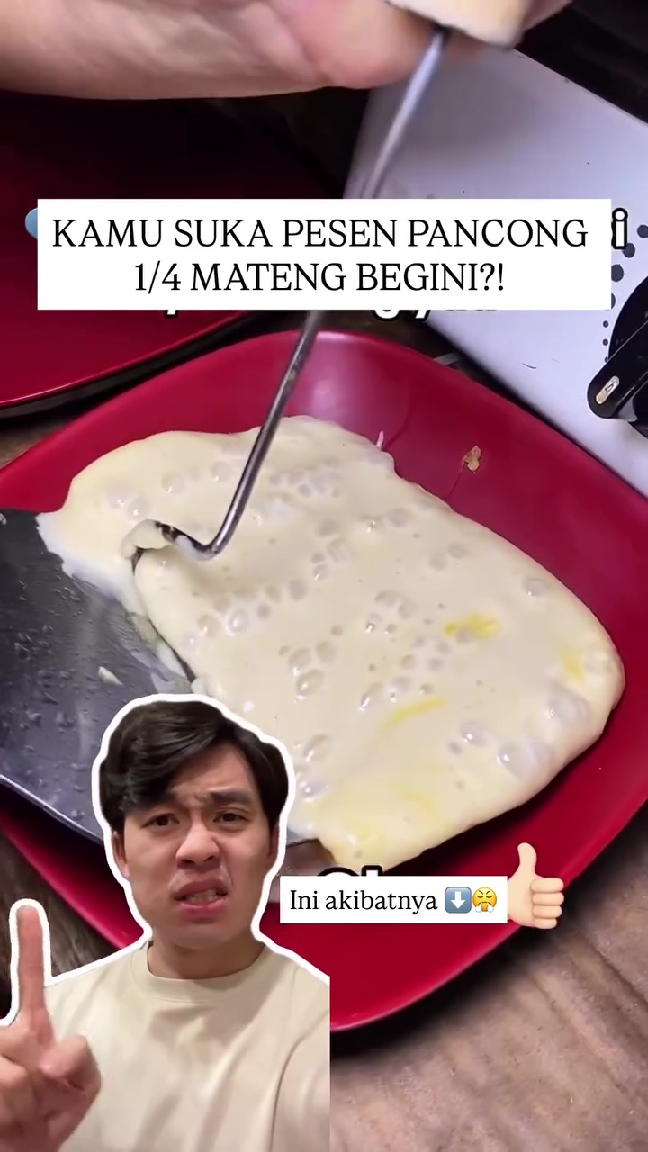 Viral kue pancong lumer setengah matang, tapi amankah dikonsumsi? Dokter ini bagikan penjelasnnya