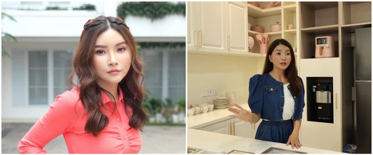 Penampakan kolam renang rooftop rumah Sarwendah ini mewah abis, bernuansa resort pribadi
