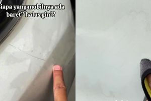 Bisa hemat ratusan ribu, baret di mobil kini bisa diatasi modal Rp0 cuma dengan 2 bahan dapur