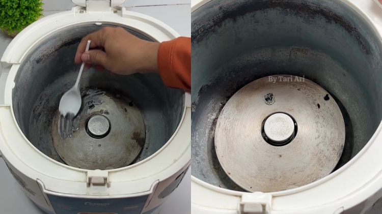 Kerak di dasar rice cooker bisa bikin nasi basi, bersihkan dengan cara ini biar kinclong lagi