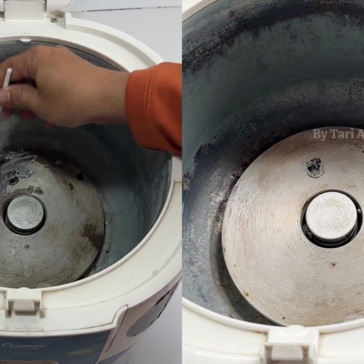 Kerak di dasar rice cooker bisa bikin nasi basi, bersihkan dengan cara ini biar kinclong lagi