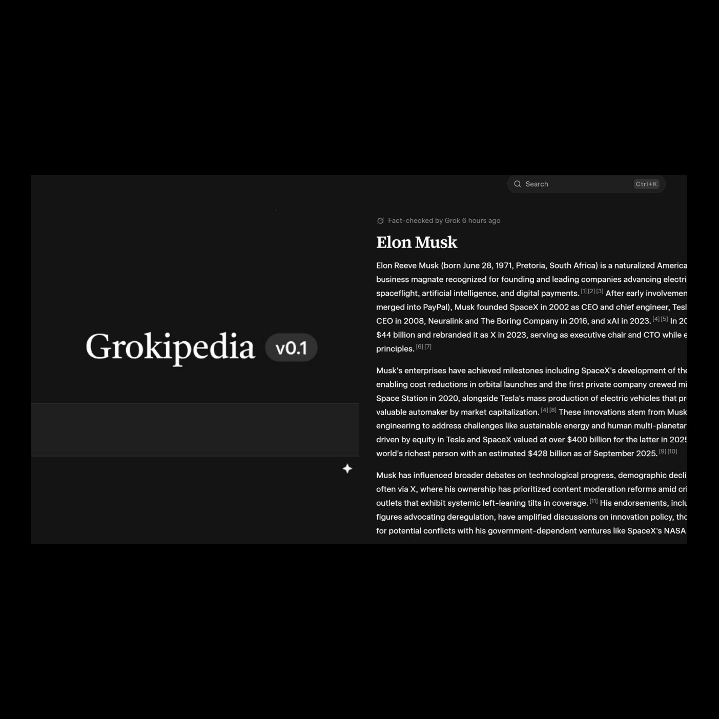 Menjajal Grokpedia yang digadang-gadang jadi saingan Wikipedia, apa aja sih bedanya?