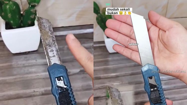 Punya cutter gampang karatan? Jangan cuma rutin dibersihkan! Atasi dengan cara ini biar selalu tajam