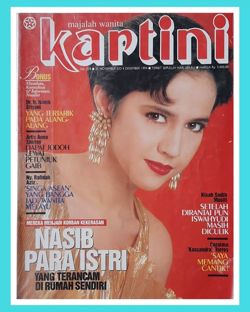 Finalis Gadis Sampul tahun 1988 ini ternyata adik ipar Sarah Azhari, intip 9 potret lawasnya