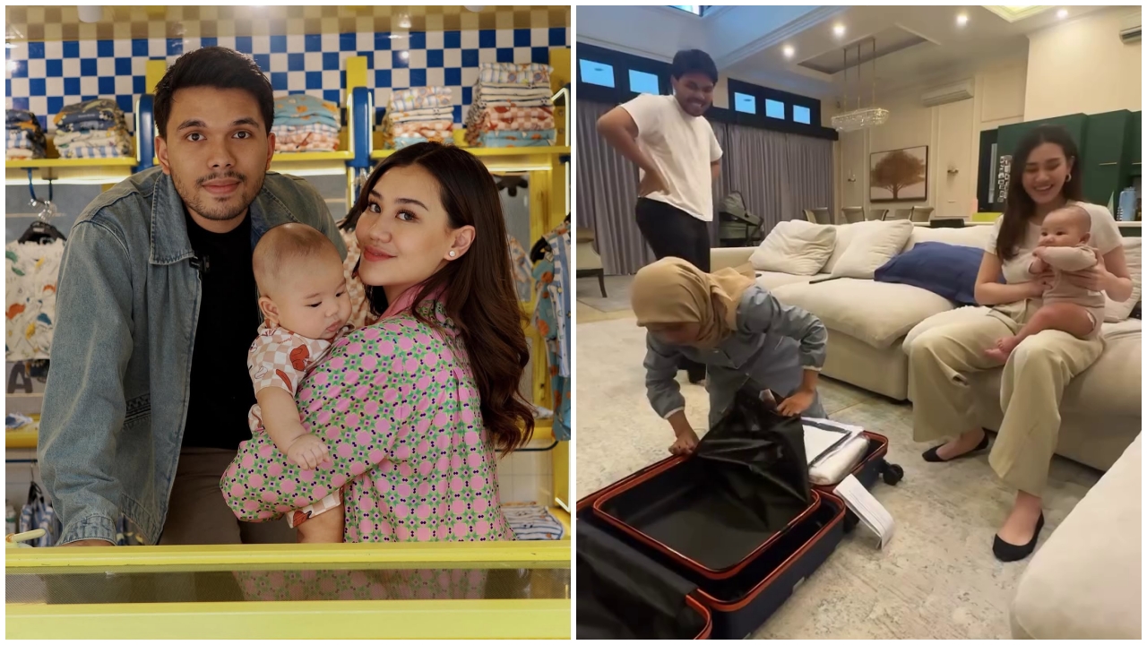 Momen Thariq Halilintar dan Aaliyah Massaid beri kejutan untuk babysitter, hadiahkan umrah 