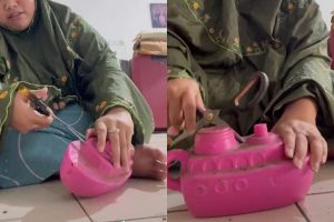 Wanita ini lupa bongkar celengan sejak SD, pas dibuka isinya bikin tercengang, warganet auto salfok